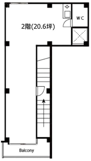 宮川ビル2F 間取り図