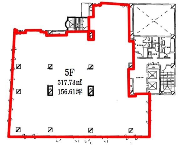 八王子トーセイビル5F 間取り図