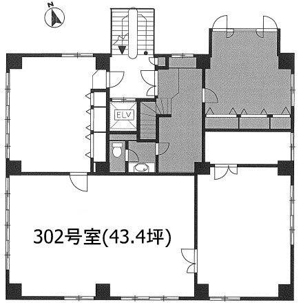 大林ビル302 間取り図