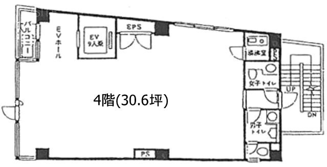 マツラビル4F 間取り図