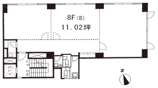 富田屋ビルB 間取り図