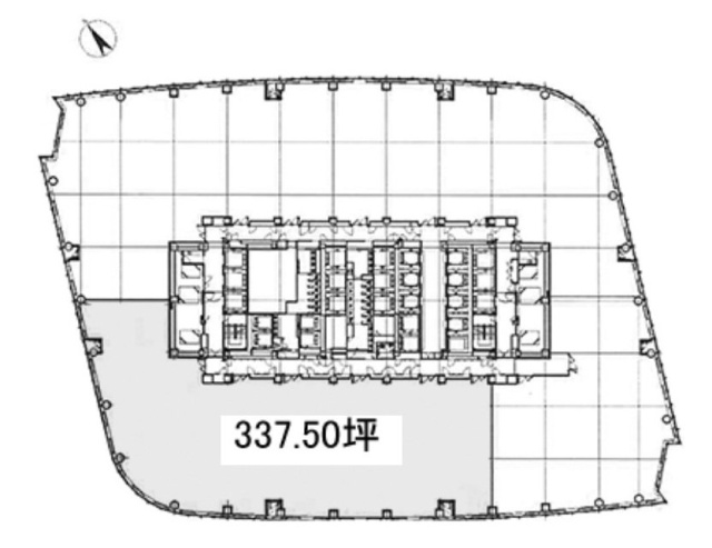 虎ノ門ヒルズ森タワー28F 間取り図