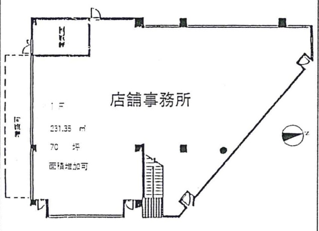 ソシアルコウビル1F 間取り図