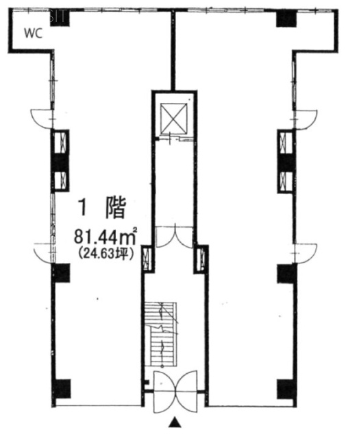 東郷マンションE101 間取り図