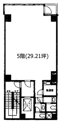 三筋クレセントビル5F 間取り図