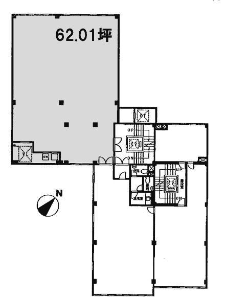 ジェイ・エス・ティビル2F 間取り図