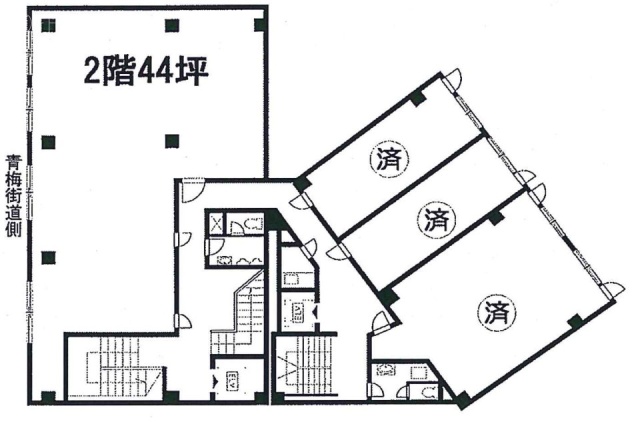 平田ビル2F 間取り図