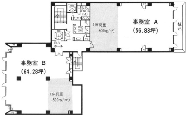 ヤクシビル4F 間取り図