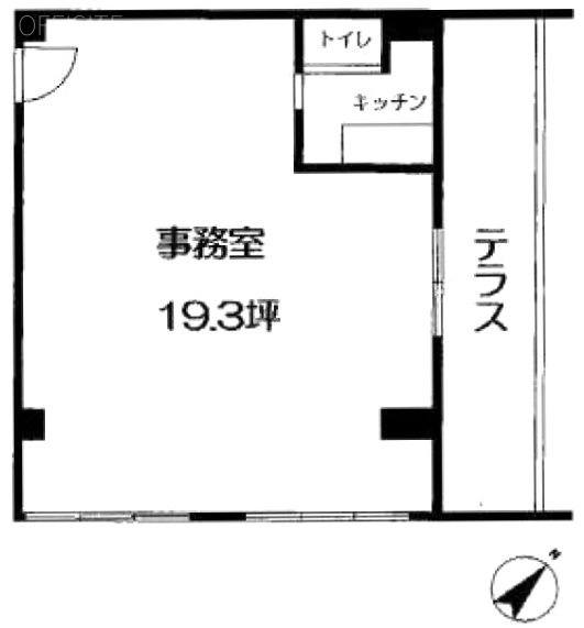 シャトー佐和4F 間取り図