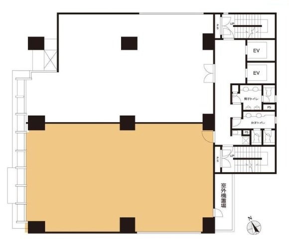 VORT東新宿201B 間取り図