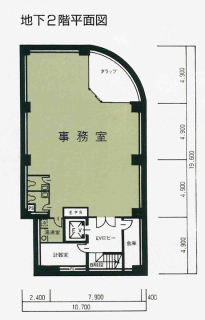 神野商事第二ビルB2F 間取り図