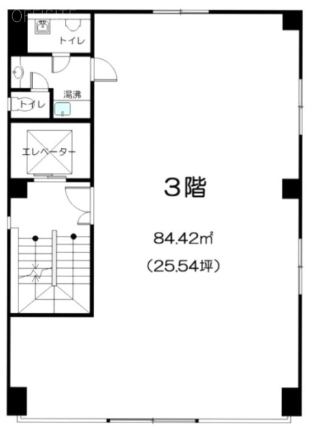 三島ビル3F 間取り図