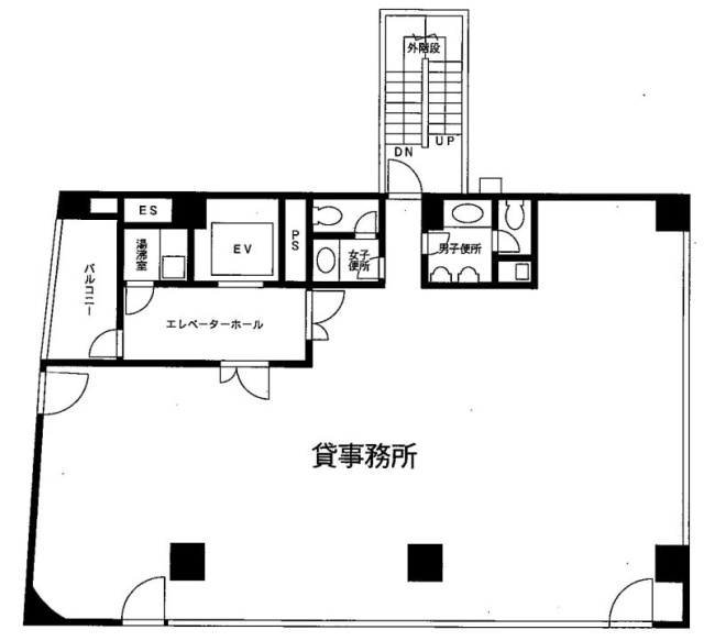 東信蔵前ビル3F 間取り図