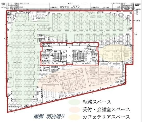 Daiwa麻布テラス4F 間取り図