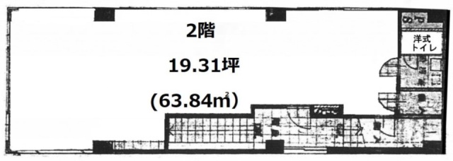 第2竹屋ビル2F 間取り図