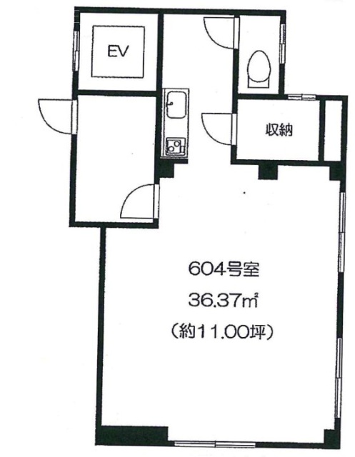 医療ビル604 間取り図