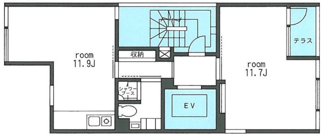 西麻布32434F 間取り図