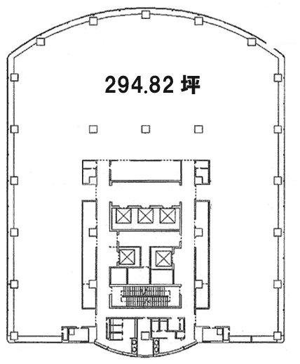 横浜東口ウィスポートビル18F 間取り図