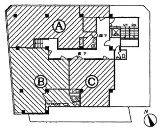 平和ビルABC 間取り図