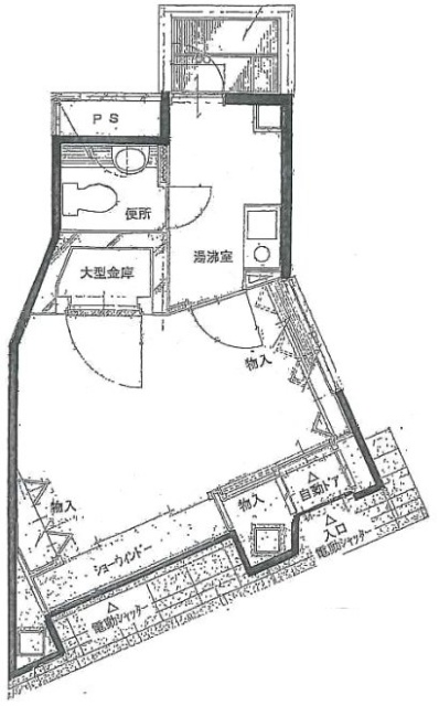 根本ビル1F 間取り図
