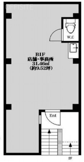 イートス代官山B1F 間取り図