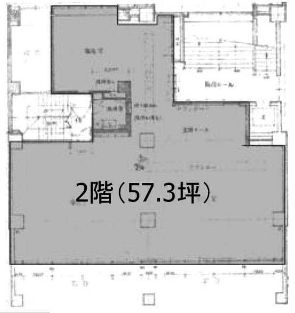 第8高畠ビル2F 間取り図