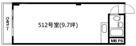 プリメーラ道玄坂512 間取り図