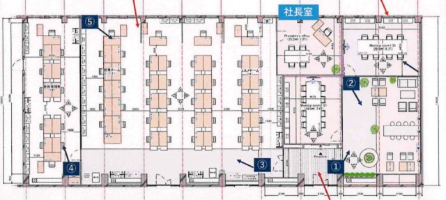 Daiwa渋谷スクエア1F 間取り図