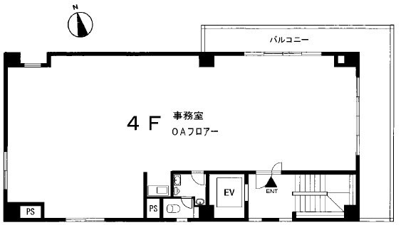 旭ビル4F 間取り図