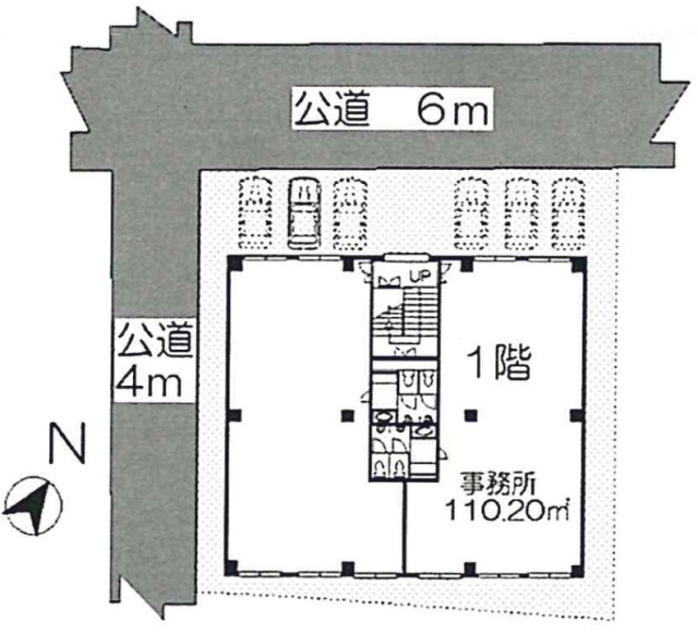 WADA19ビル201 間取り図