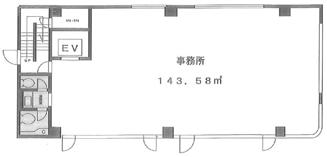 田中ビル4F 間取り図