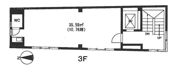 柳田ビル3F 間取り図