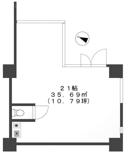 オリエント三軒茶屋ハウス107 間取り図