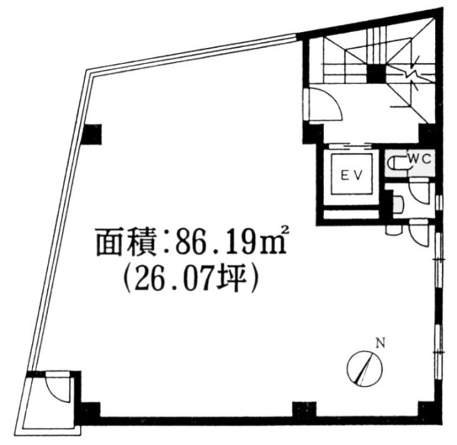 ロジェビルNO32F 間取り図