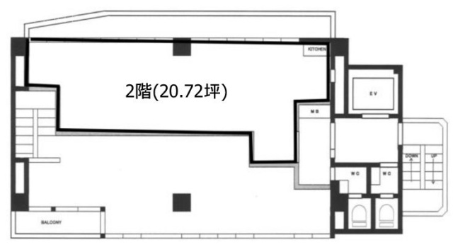 MINOTOMIビル2F 間取り図