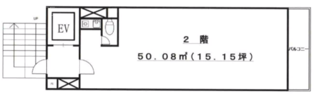 桑野ビル2F 間取り図