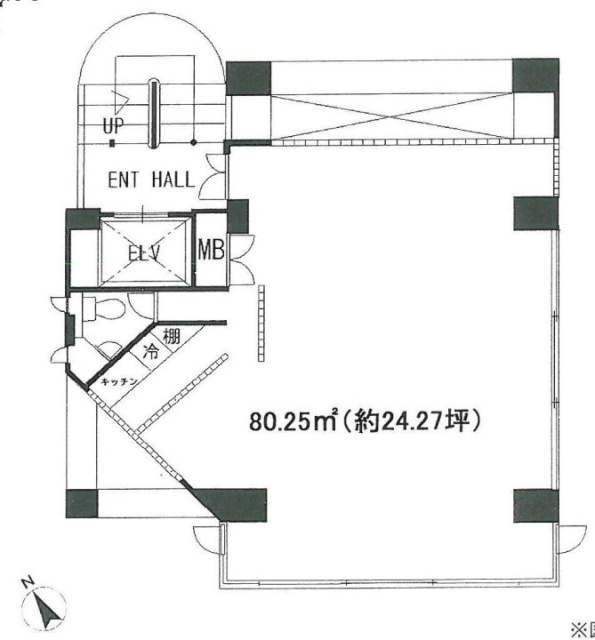 ラゲット青山ビル2F 間取り図
