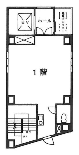 福家ビル1F 間取り図
