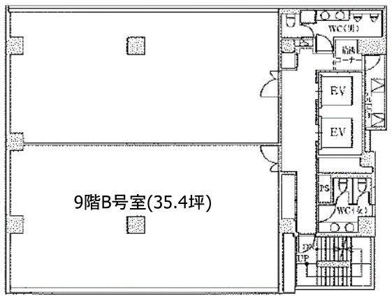 GYB秋葉原(秋葉原南ビジネスセンター)B 間取り図
