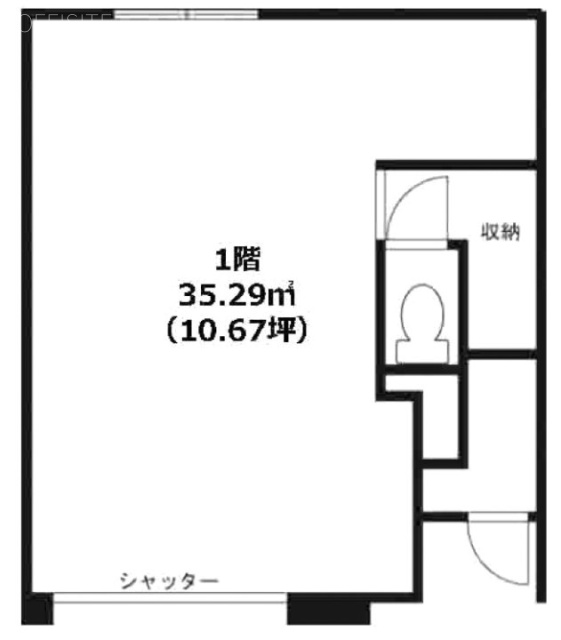 TMビル1F 間取り図