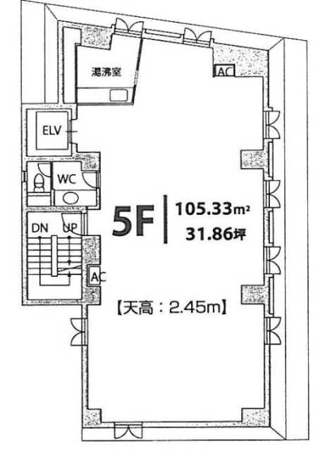 イケガミ青山ANNEX5F 間取り図