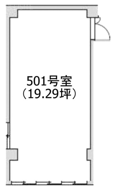 西日暮里エーシービル501 間取り図