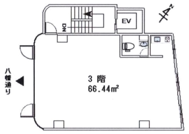 第3横芝ビル3F 間取り図