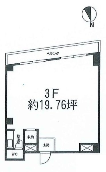 高田馬場センタービル301 間取り図