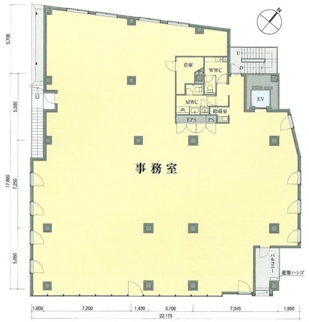 グリーンオーク高輪台2F 間取り図