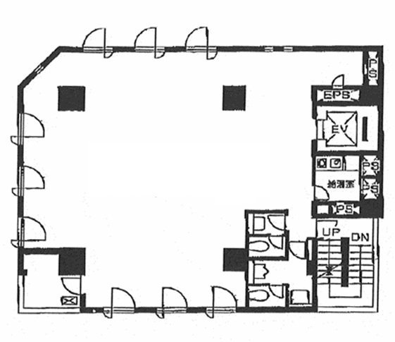 新橋田中ビル2F 間取り図