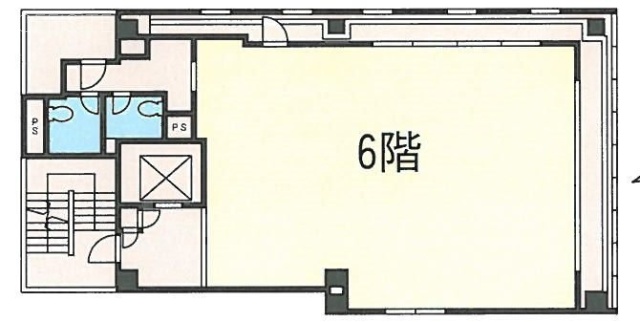 TKK第2新橋ビル6F 間取り図