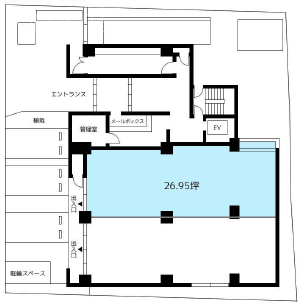 N-Stage国府台1F 間取り図