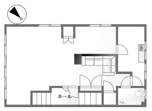 遠藤ビル2F 間取り図