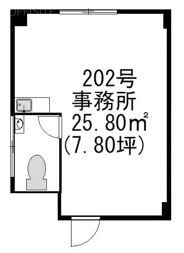 マルヤビル202 間取り図